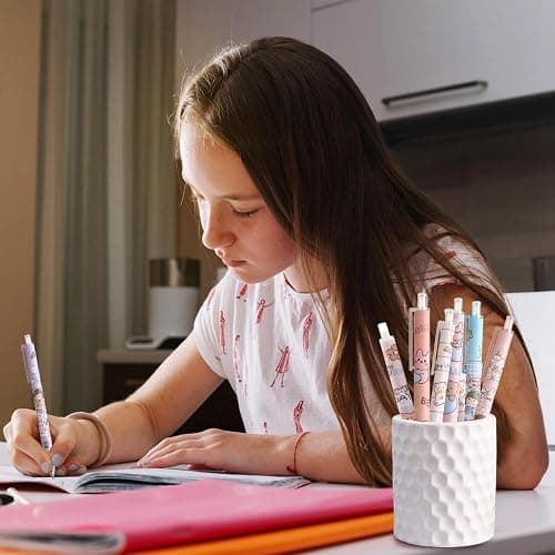 18 Pieces Cute Cartoon Click Gel Pens, Kawaii Pens, Cute Ballpoint Pens, Cartoon Gel Pens, Cute Ballpoint Pens, Funny Gel Pens thumbnail 5