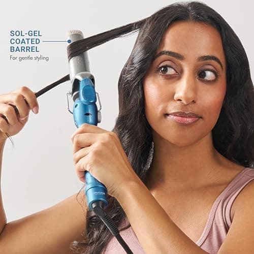 BaBylissPRO Nano Titanium Spring Curling Iron, Professional Hair Wand, Tool for Stylists, Nano Titanium Technology for Tight Curls or Loose Waves thumbnail 2
