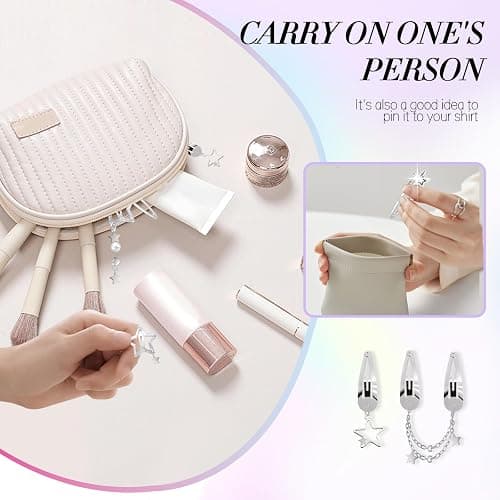 10PCS Star Hair Clips Set, Y2K Silver Metal Snap Barrettes for Women Girls, 8 Shapes Kawaii Hair Accessories, Punk Grunge 2000s Vintage Style thumbnail 7