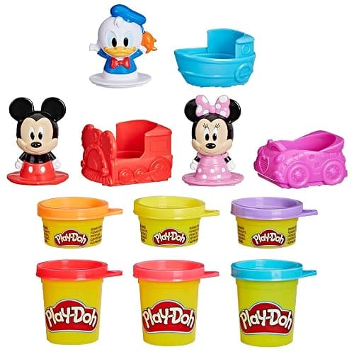 Play-Doh Disney Junior Mickey Mouse Clubhouse, Stamp & Go Megapack with Mickey, Minnie & Donald, Arts & Crafts Preschool Toys for Kids 2+ thumbnail 2