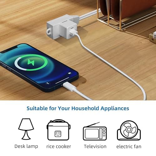 2 Prong | 6 Feet | Extension Cord | 2ct thumbnail 5