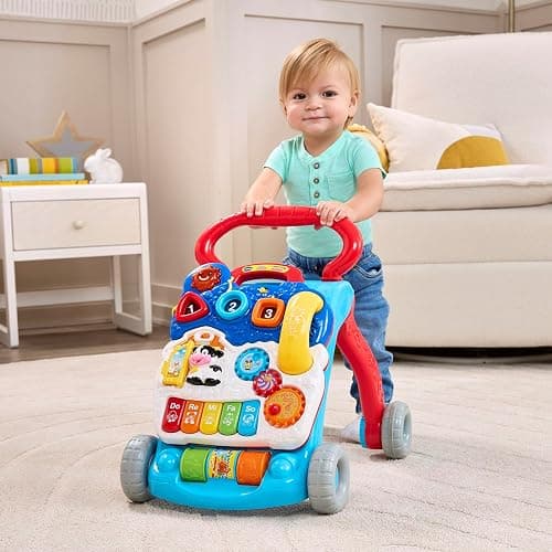 VTech Sit-to-Stand Learning Walker (Frustration Free Packaging), Blue thumbnail 13