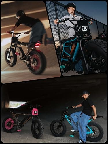 MACFOX Upgrade X2 Electric Bike for Adults, 1000W EBike with Hydraulic Brakes, 48V 20Ah Removable Battery 45 Mile Range, Hydraulic Brake E Bikesr, 20" Fat Tire Electric Bike (UL2849 & Class-3) thumbnail 6