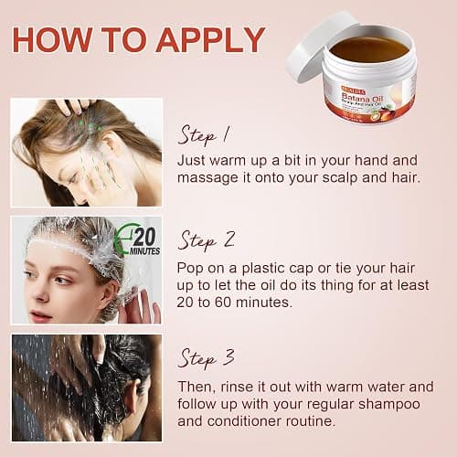 Olio di Batana Capelli, Olio di Batana, 100% Pure and Natural Batana Oil for Hair Growth-Stimola la Crescita dei Capelli, Ripara i Capelli Danneggiati, 120g thumbnail 6