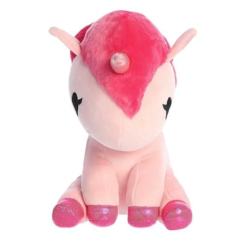 Aurora Enchanting ©Tokidoki Bellina Stuffed Animal - Bright & Colorful Design - Showpiece Plush - Pink 8.5 Inches thumbnail 2