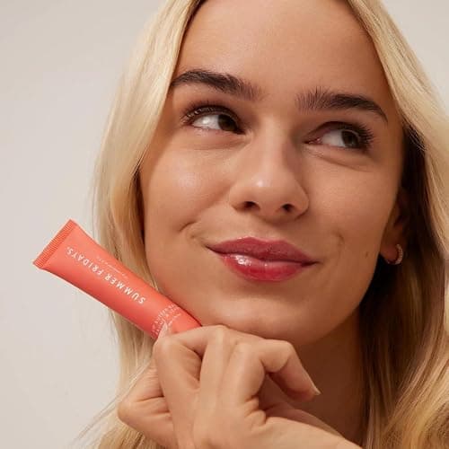 Summer Fridays Tinted Lip Butter Balm - Conditioning Vegan Lip Balm for Instant Moisture, Shine & Hydration - Sheer-Tinted, Soothing Skincare - Poppy (.5 Oz) thumbnail 4