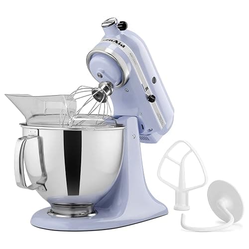 KitchenAid Artisan Series 5 Quart Tilt Head Stand Mixer with Pouring Shield KSM150PS, Lavender Cream thumbnail 4