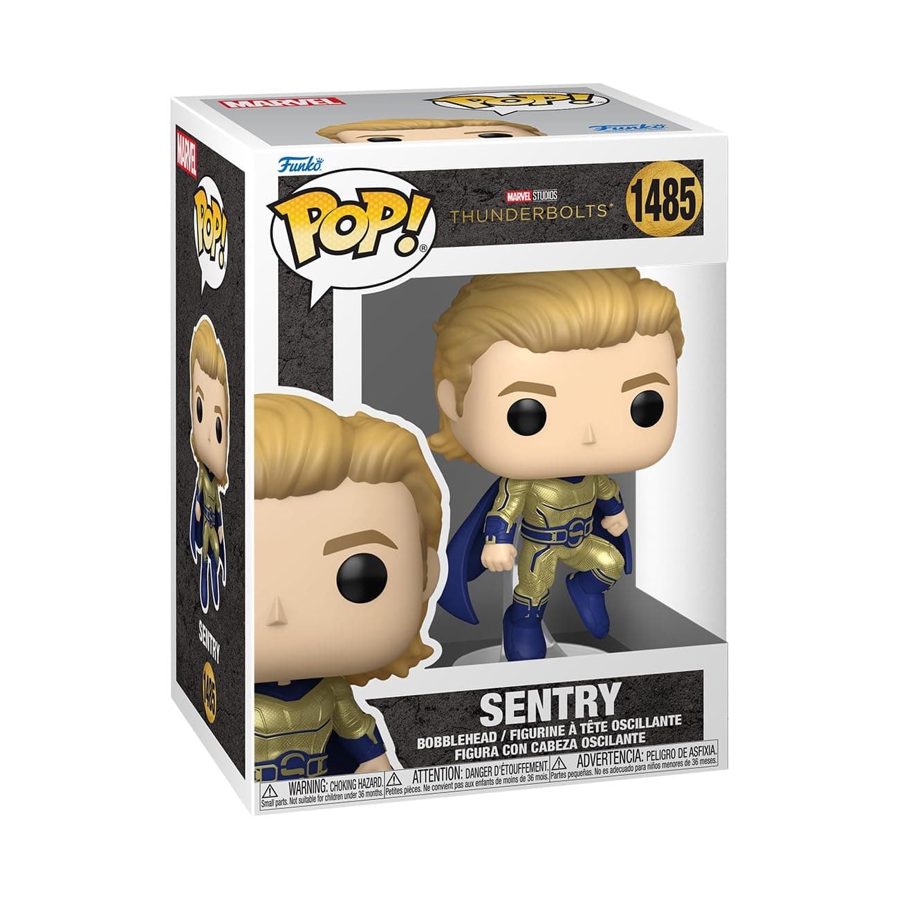 Funko Pop! Marvel: Thunderbolts - Sentry - Figura de vinil colecionável - ideia de presente - Mercadoria oficial - Brinquedos para crianças e adultos - Filmes Fans - boneco para colecionadores e - Multicolor - Image 1