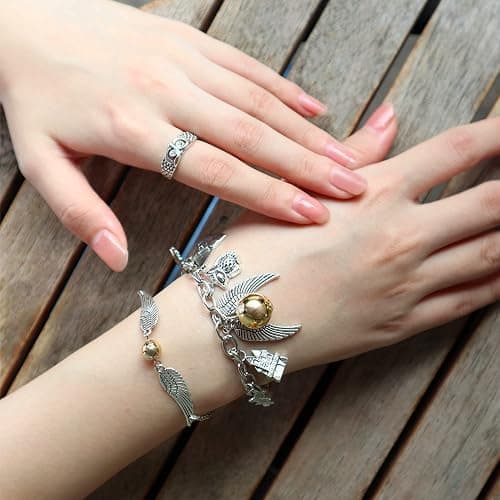 Fancy Space Enchanted Wizard Charm Bracelet for Her – Adjustable Handmade Magic Jewelry – Valentine’s Day & Birthday Gift for Girls, Teens & Women thumbnail 3