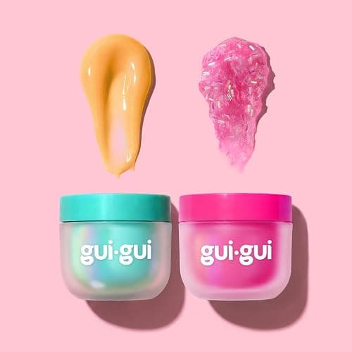 GUI GUI Fruity Glow Slime Kit, Crunch & Gloss Scented Slimes | Includes Gua Sha, Beauty Scoop, charms, booster, and collectible figurine in a slime kit for girls thumbnail 6