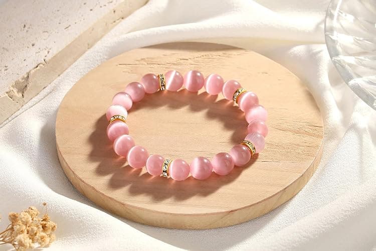 DUQGUHO Healing Bracelets for Women Anxiety Crystal Bracelet 10mm Stretch Stone Jewelry Crystal Gifts for Women thumbnail 2