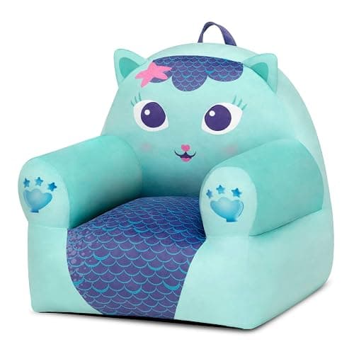Delta Children - Gabby's Dollhouse Cozee Buddy Kids Chair, Blue thumbnail 10
