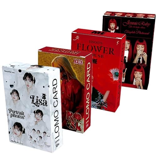 KPOPBP Lomo Card Season's Greetings Photocard Personal Pictures 4 Boxes / 220 PCS Set Lomo Card Gift for Blink Girls and Boys thumbnail 2