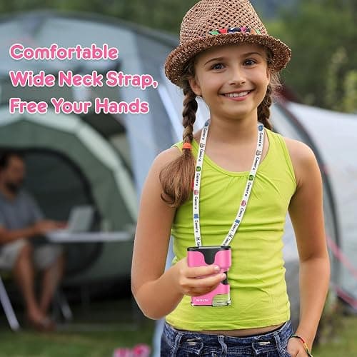 1000X Handheld Microscope for Kids 4K 2.0" Screen Rechargeable Mini Pocket Digital Microscopes w/Slides Kit Portable Edu Gift Age 4-6 8-12 Children Students (Pink) thumbnail 8