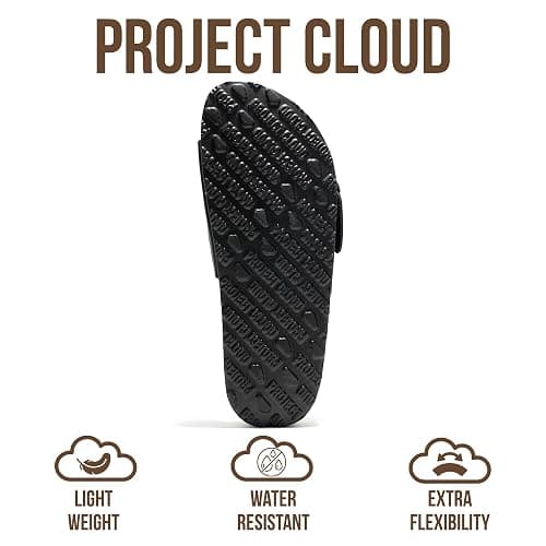 Project Cloud 100% Genuine Leather Sandals Women Dressy Beach Essentials Slides for Women Footwear - Lightweight with Memory Foam Insole Sandals for Women 2026 - Womens Slides thumbnail 5