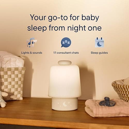 Hatch Rest Baby Sound Machine, Night Light | Hatch Baby Model | Sleep Support | Registry Essential, Routine Builder, Time-to-Rise Alarm Clock, White Noise, Nursery Stories, Toddler Kids (Wi-Fi), Putty thumbnail 2