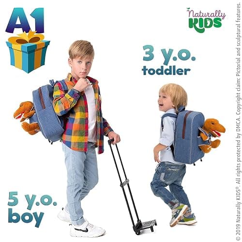 Toddler Luggage for Boys w Dinosaur Toys, Kids Rolling Backpack for Boys, Toddler Suitcase, Gifts for 3 4 5 6 Year Old thumbnail 7