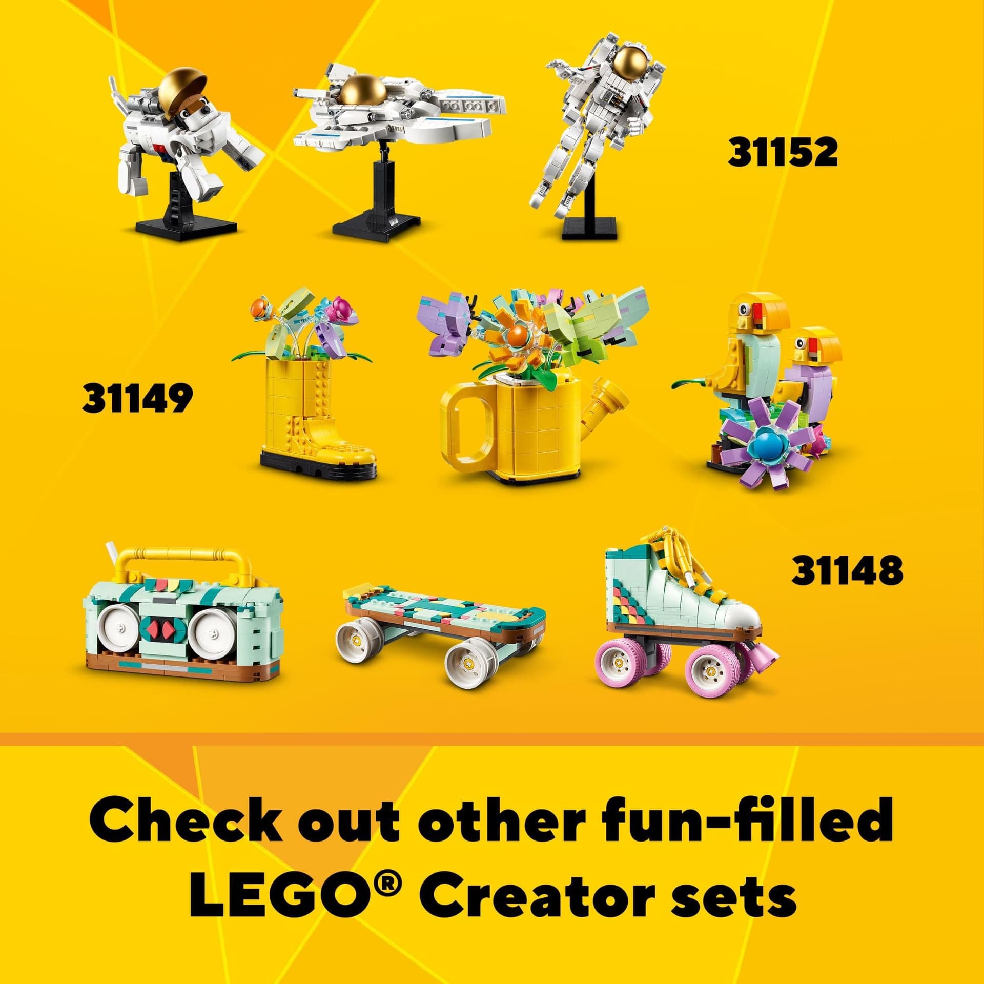 LEGO® Creator 3 em 1 – Câmera Retrô Brinquedos Interativos de Fotografia 31147 thumbnail 6