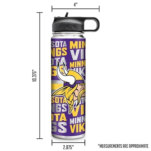 Rico Industries NFL Football Stainless Steel Tumbler with Lid - Great For Coffee, Tea, Water or Cocktails thumbnail 8