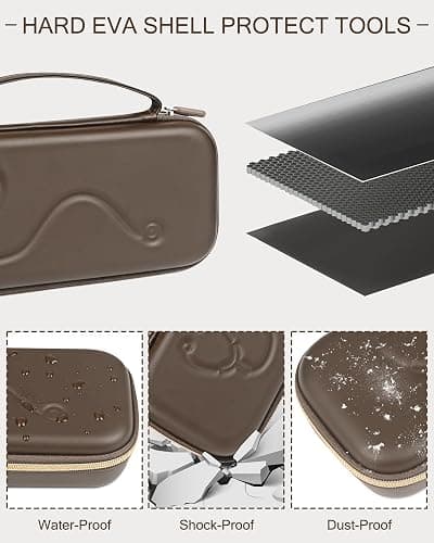 Hard Stethoscope Case for 3M Classic III, Lightweight II S.E, MDF Acoustica Stethoscope, Stethoscopes Carrying Case with Mesh Bag for Nurse Accessories Gauze Penlights Cotton Swabs thumbnail 5