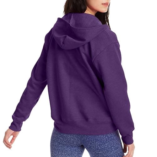 Hanes Women's EcoSmart Fleece Sweatshirt for Women, Soft Midweight - Full-Zip Hoodie, Sweatshirt, or 1/4 Zip thumbnail 2