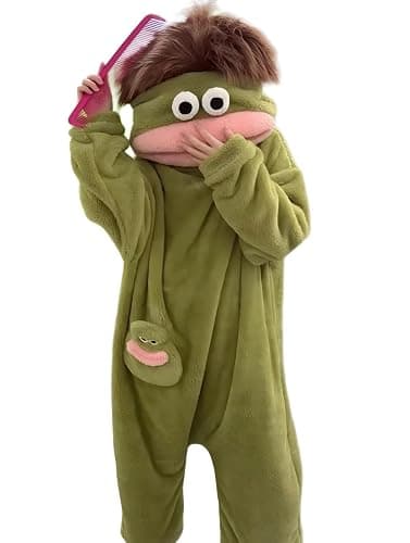 Big Mouth Monster Onesie Silly Monster Onesie Plush Onesie Cozy Loungewear - Image 1