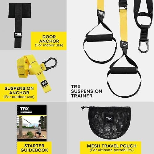 TRX All-In-One Home Gym System – Complete Suspension Training Kit for Strength Training, HIIT & Full-Body Workouts at Home or Outdoors, Includes Indoor & Outdoor Anchors thumbnail 6