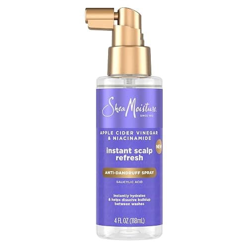 SheaMoisture Dandruff Treatment Instant Scalp Refresh Spray with Salicylic Acid & Scalp Repair Technology, Hydrates & Controls Itch & Flakes, 4 fl oz - Image 1