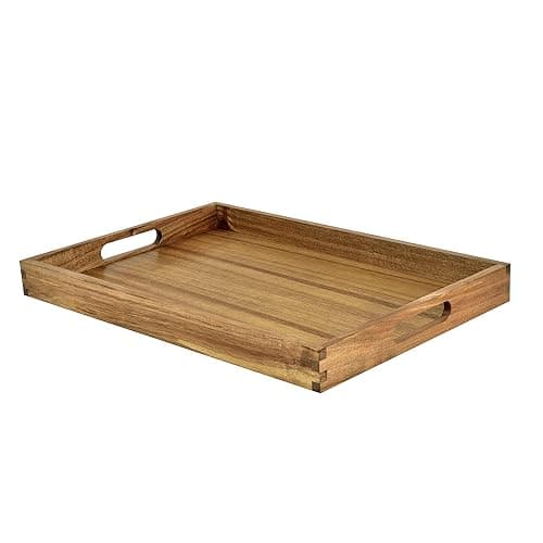 KITEISCAT Acacia Wood Serving Tray