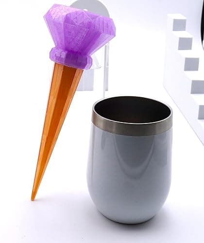 Microphone for Velvet & Veneer Trolls 3 Movie Prop Band Together Handmade to Order Purple Gold thumbnail 2