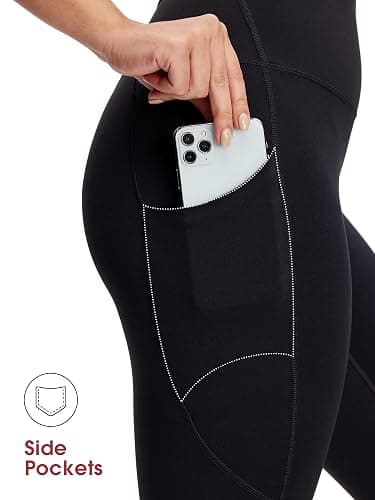 NANJI High Waisted Leggings with Pockets for Women - Buttery Soft, Stretch Yoga Pants, Squat Proof Casual Workout Leggings thumbnail 4