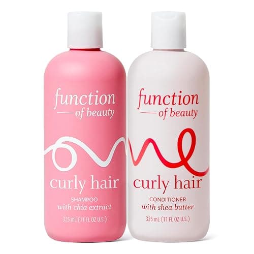 Function of Beauty Curly Hair Shampoo & Conditioner Set - Anti-Frizz | Curl Defining & Moisturizing Sulfate-Free Shampoo & Conditioner for Natural Curls & Bounce - Dry & Dull Hair Care Products - Image 1