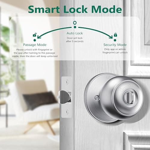 Fingerprint Door Knob thumbnail 7