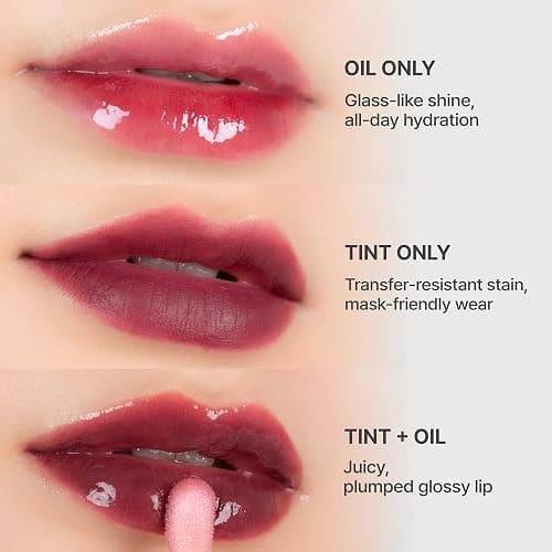 Epielle Herg Dual Lip Tint & Oil Pinot Noir & Bubble Berry, Double-Ended 2-in-1 Korean Lip Tint & Lip Plumper, Long-Lasting, Stocking Stuffers, Thanksgiving Essentials thumbnail 3