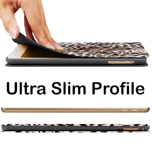 DuraSafe Cases for iPad 10 Gen 2022 10.9 Inch 10,9 pouces [ iPad 10th ] A2696 A2757 A2777 Printed Folio Magnetic Smart Protective Sleek & Classic Design Cover étui - Leopard thumbnail 7