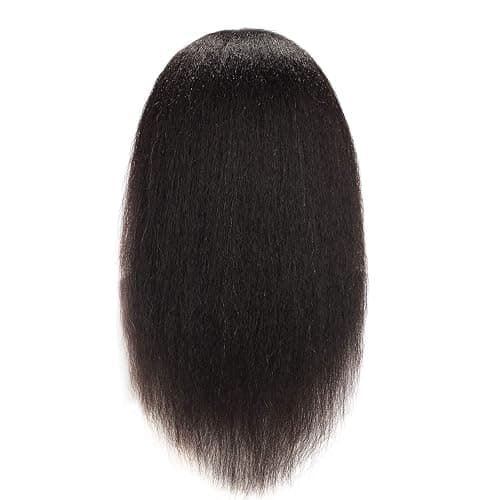 Hairingrid Mannequin Head 14" 100% Real Hair Hairdresser Cosmetology Mannequin Manikin Training Head Hair and Free Clamp Holder (14 Inch) thumbnail 7