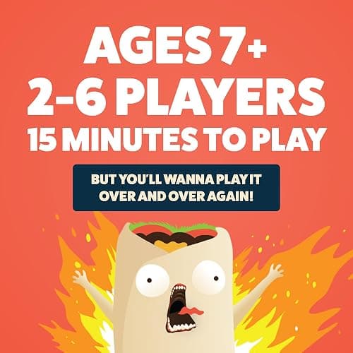Exploding Kittens Throw Throw Burrito 2-6 Players - Ages 7+ - 15 Minutes to Play - Dodgeball Card Game - Party Game, Family Game Night, Kid and Adult Card Game thumbnail 8