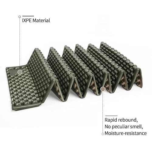 Foam Camping Pads for Hiking, Ultralight Closed Cell Mattress, Waterproof Soft Mat for Adults, Wide Picnic Yoga Mats, Folding Sleeping Pad for Outdoor Backpacking thumbnail 3