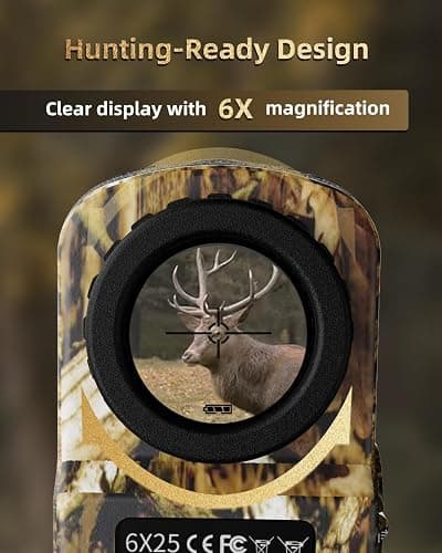 AOFAR HX-700N Hunting Range Finder 700 Yards Waterproof Archery Rangefinder for Bow Hunting with Range and Speed Mode, Free Battery, Carrying Case thumbnail 5
