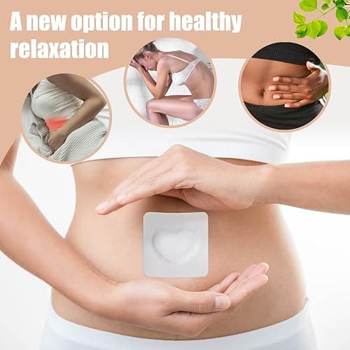 30Pcs Disposable Castor Oil Pack Wrap Patches Belly Button, Highly Absorbent Self-Adhesive Organic Cotton Castor Oil Packs Wrap, Easy to Use, Anti-Seepage(Oil Not Included) thumbnail 3