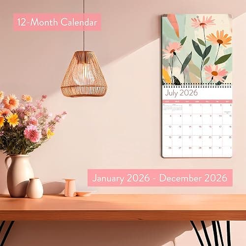 2026 Floral Art Calendar | Modern Art Deco Flower Wall Calendar for 2026, Get Lost In Vintage Beauty with This Elegant Floral Aesthetic Hanging Wall Planner For Your Boho Home thumbnail 4