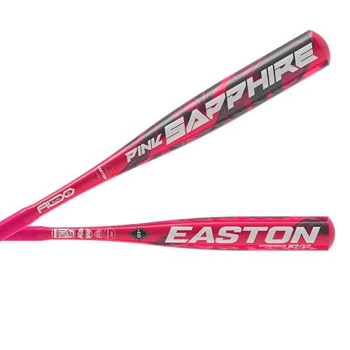 Easton | Pink Sapphire Fastpitch Softball Bat | -10 Drop | 1 Pc. Alloy | Approved for All Fields - Image 1