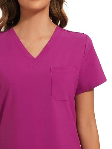COZYFIT Scrubs for Women Set - Stretch V-Neck Scrub Top & Jogger Pant with 8 Pockets thumbnail 4