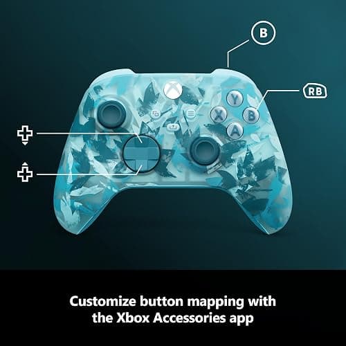 Xbox Wireless Controller Ice Breaker Special Edition - Wireless & Bluetooth Connectivity - New Hybrid D-Pad - New Share Button - Featuring Textured Grip thumbnail 6