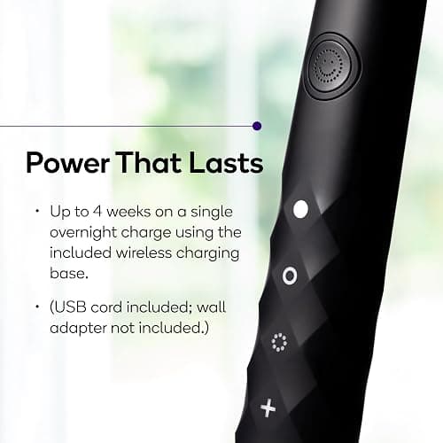 Burst Original Sonic Electric Toothbrush for Adults (Black) | Soft Bristle Deep Clean Stain & Plaque Removal | 3 Modes: Teeth Whitening, Sensitive & Massage thumbnail 5