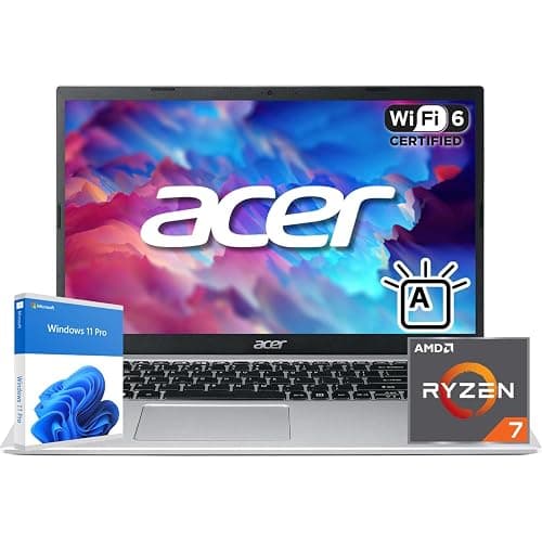 acer Aspire 3 Laptop | 15.6" FHD Display | AMD Ryzen 7 5700U 8-Core Processor | 8GB RAM, 256GB SSD | Windows 11 Pro | Fast Wi-Fi, Business | School & Daily Use - Image 1