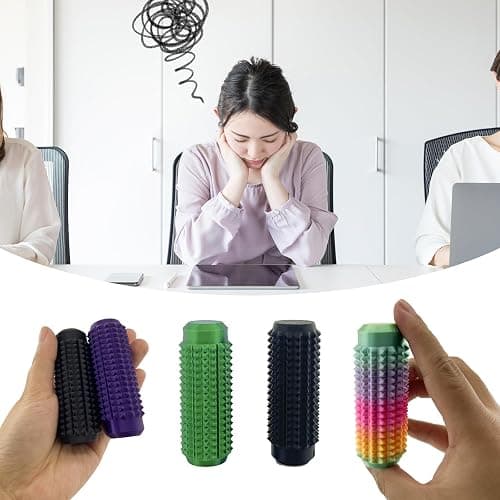 2Pcs Little Ouchies Fidget, Pain Stim Fidget Keychain, Spiky Fidget Toys | Portable Stim Tool, Pocket Mini 3D Printed Keychain, Spiky Grippie Stim Sensory Toys, Anxiety Relief Gifts for Kids thumbnail 4
