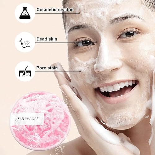 Makeup Brush Set 33 Pcs Makeup Tool Set Premium Synthetic Foundation Powder Concealers Eye shadows Blush Makeup Brushes (Pink, 33 Piece Set) thumbnail 4