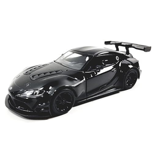 KiNSMART Toyota GR Supra Concept Racing Edition 1/36 Scale Diecast Race Car (Black) - Image 1