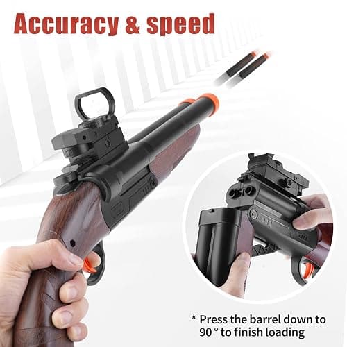 Eaciilee Toy Gun Soft Bullet Educational Model Shooting Games for 6+ Boys Toy Gun Soft Bullet Educational Mode thumbnail 4